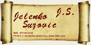 Jelenko Suzović vizit kartica